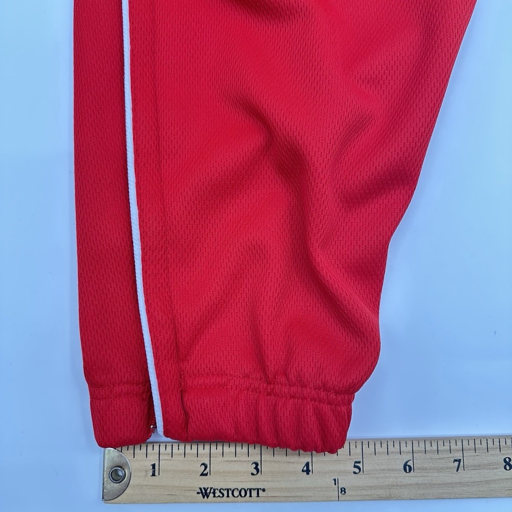 Vintage Nike Joggers Red Pants Men XXL Zip Ankle Sportswear Athletic Y2K Read - Picture 10 of 14